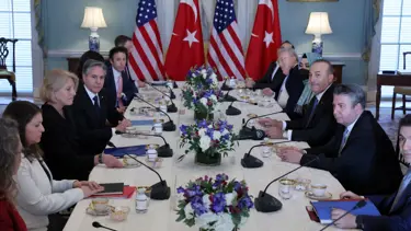 ABD'de kritik görüşme: Çavuşoğlu ile Blinken bir araya geldi