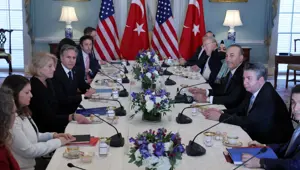 ABD'de kritik görüşme: Çavuşoğlu ile Blinken bir araya geldi ABD'de kritik görüşme: Çavuşoğlu ile Blinken bir araya geldi