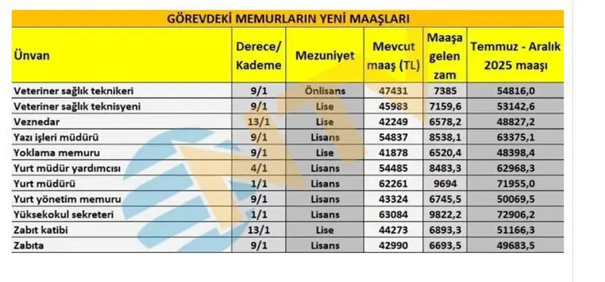 Son dakika: Emekli ve memur maaş zammı hesaplaması 2025 Temmuz: En düşük emekli ve memur maaşı ne kadar oldu, yüzde kaç zamlandı? 14
