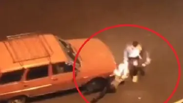 Sokakta kız arkadaşını saçından sürükleyip döven şüpheli tutuklandı