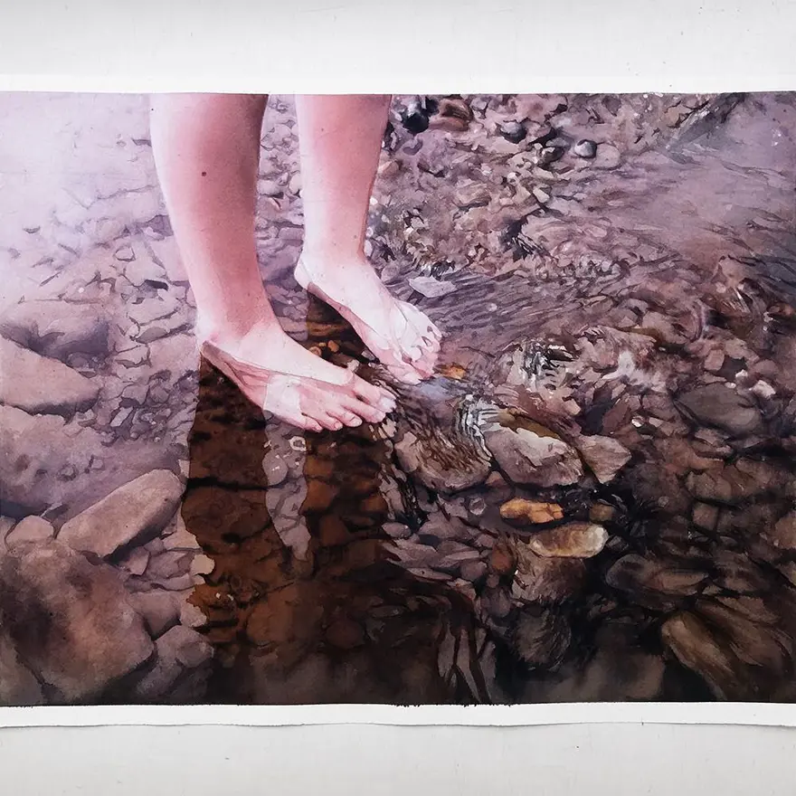 Gerçek gibi görünen sulu boya resimler 19