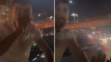 Trafik magandaları yine sahnede: Önce tehdit etti sonra tekme ve yumrukla saldırdı