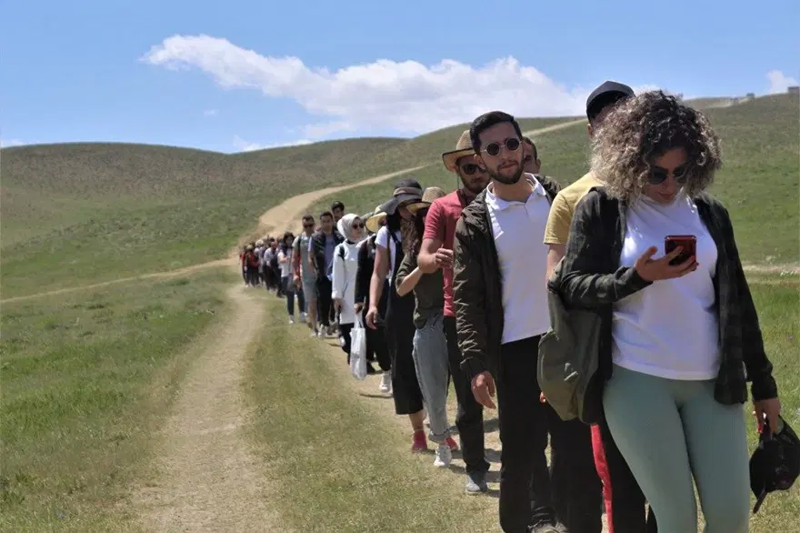 Urartuların mühendislik harikası 2 bin 800 yıllık "Keşiş Gölü" kuruyor 8