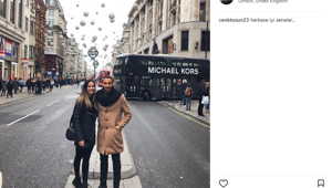 Cenk Tosun'dan Londra paylaşımı!