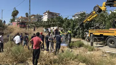 Antalya'da feci ölüm: Devrilen forkliftin altında kaldı