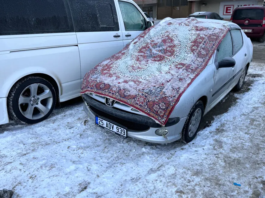 KARS’TA CAMLAR BUZ TUTTU 5