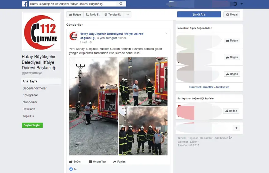 İtfaiyeden tepki çeken fotoğraf 2