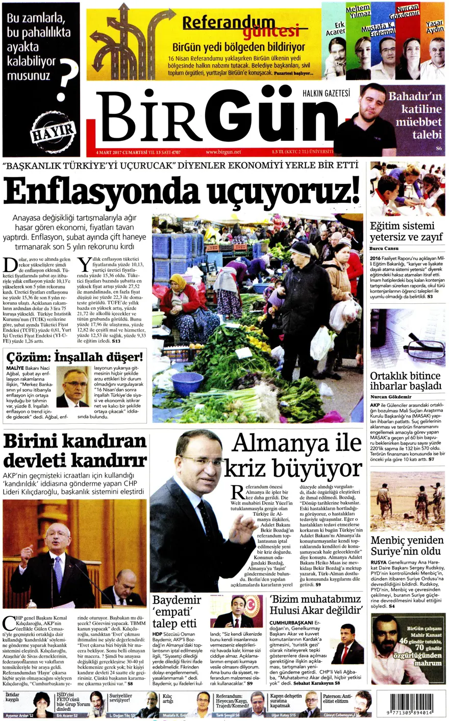 Günün gazete manşetleri - 04.03.2017 3