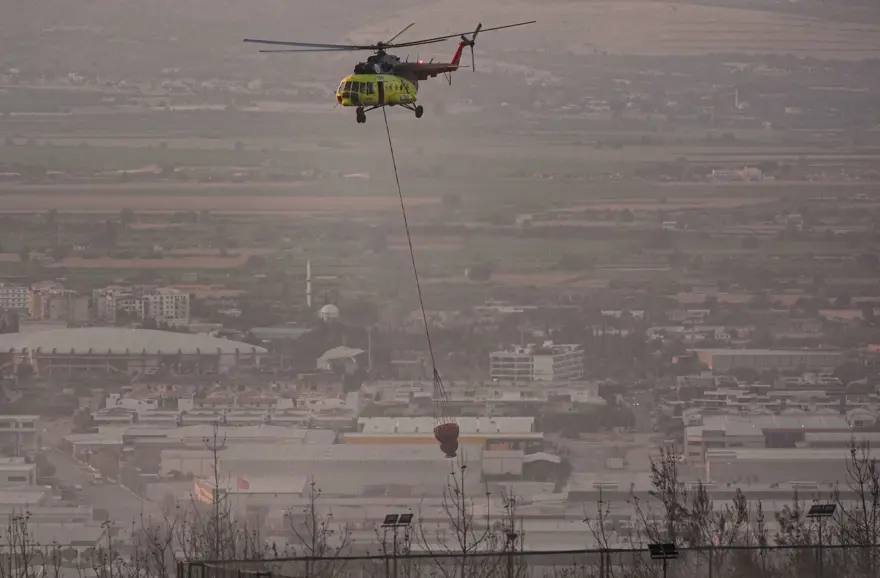 MANİSA'DA ORMAN YANGINI 14