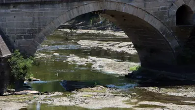 Tunca Nehri kuruyor, kum adacıkları ortaya çıktı: ''İlk defa böyle bir kuraklık görüyorum''