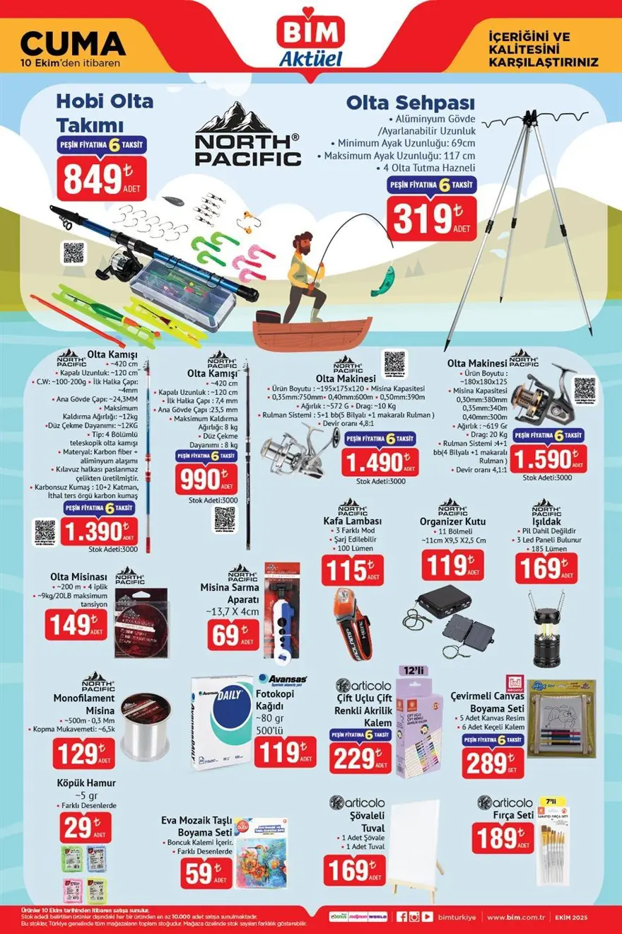 BİM aktüel ürünler kataloğu 10 Ekim 2025: Ankastre set, mutfak robotu, saç şekillendirme seti, 65 inç televizyon, olta takımı geliyor 3