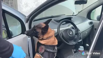 Araçta 46 kiloya yakın eroin bulundu