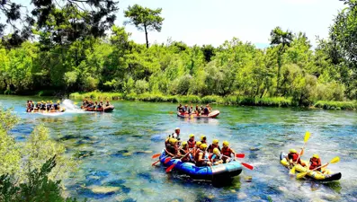 Günde 5 bin kişi rafting yapıyor: Burası adrenalin tutkunlarının gözdesi Köprülü Kanyon