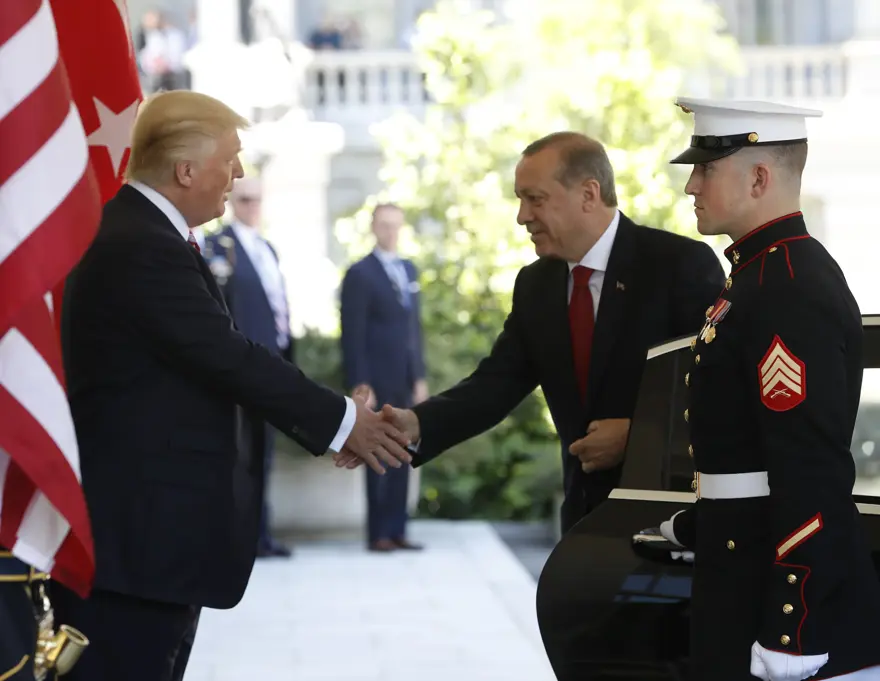 Erdoğan ve Trump ilk kez buluştu 3