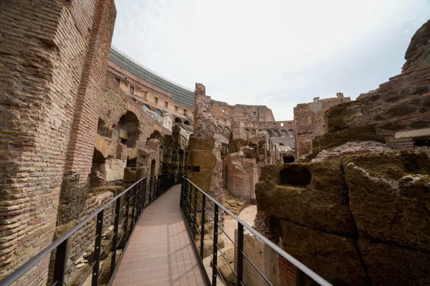 Roma’dakiKolezyum’un (Colosseum) yeraltı tünelleri ilk kez ziyarete açılıyor 4
