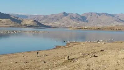 Erciş'teki barajların su seviyesi kritik seviyelere düştü