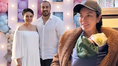 Mustafa Aksakallı paylaştı: Ezgi Mola'dan oğlu Can ile yeni kare