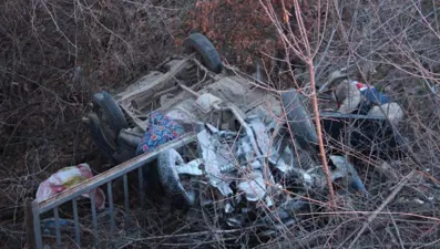 Amasya'da köprüden düşen otomobildeki 2 kişi öldü, 2 kişi yaralandı