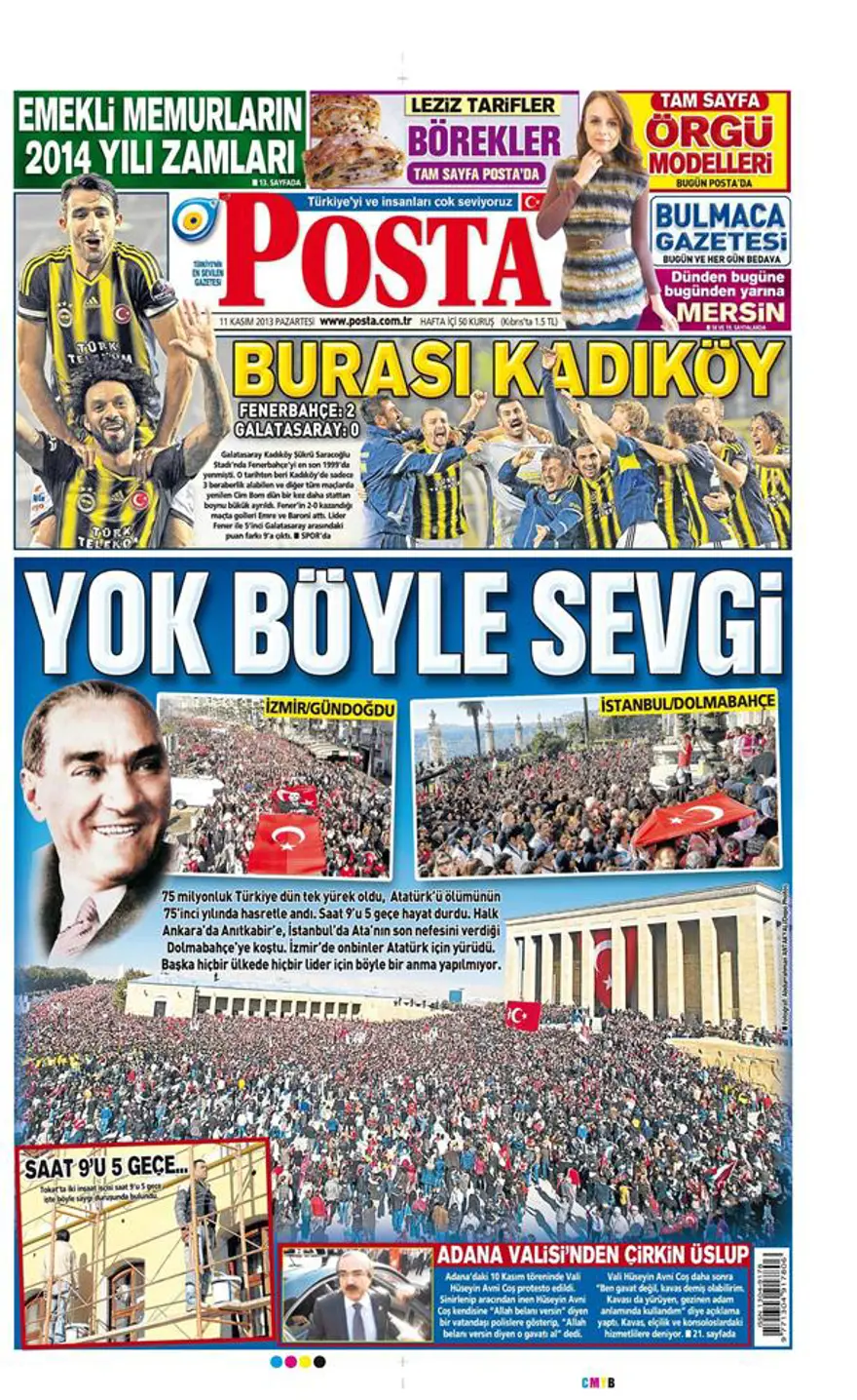 Günün manşetleri - 11 Kasım 5