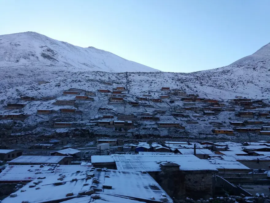 Rize’de Haziran ayında yaylaya kar yağdı 2