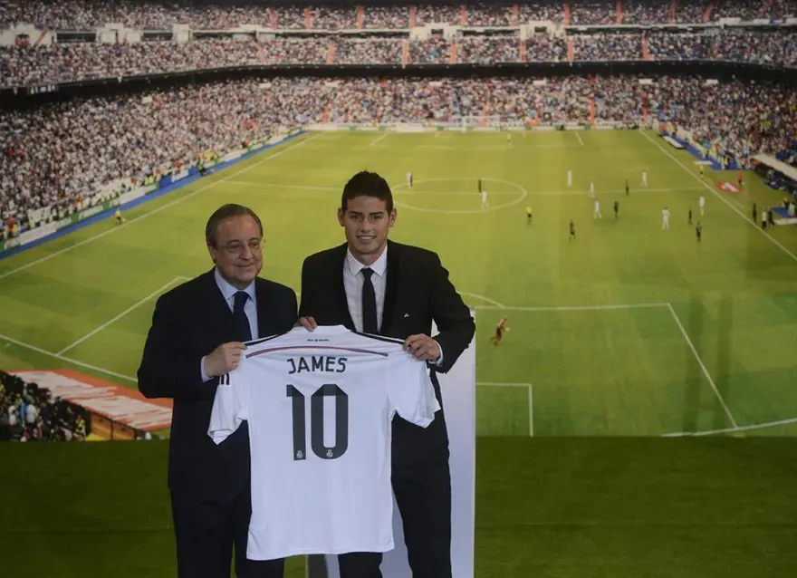James Rodriguez Bernabeu'da 