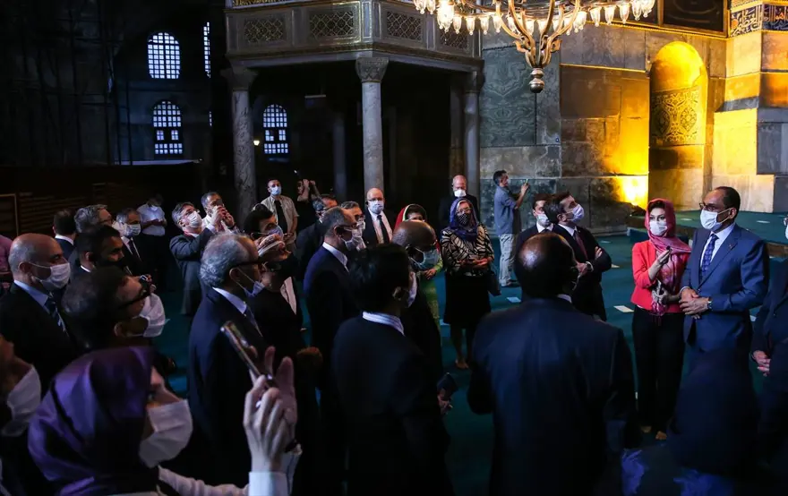 Büyükelçilere Ayasofya turu 8 Büyükelçilere Ayasofya turu 8