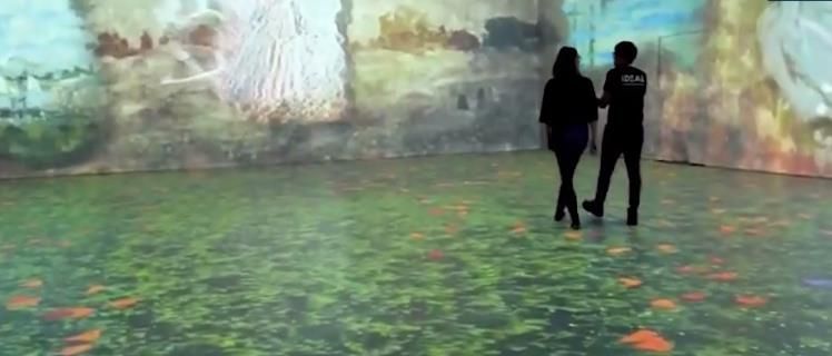 Ünlü ressam Monet'nin eserleri teknolojiyle buluştu