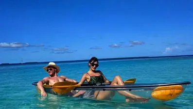 Hande Erçel ve Kerem Bürsin'den Maldivler tatili fotoğrafları