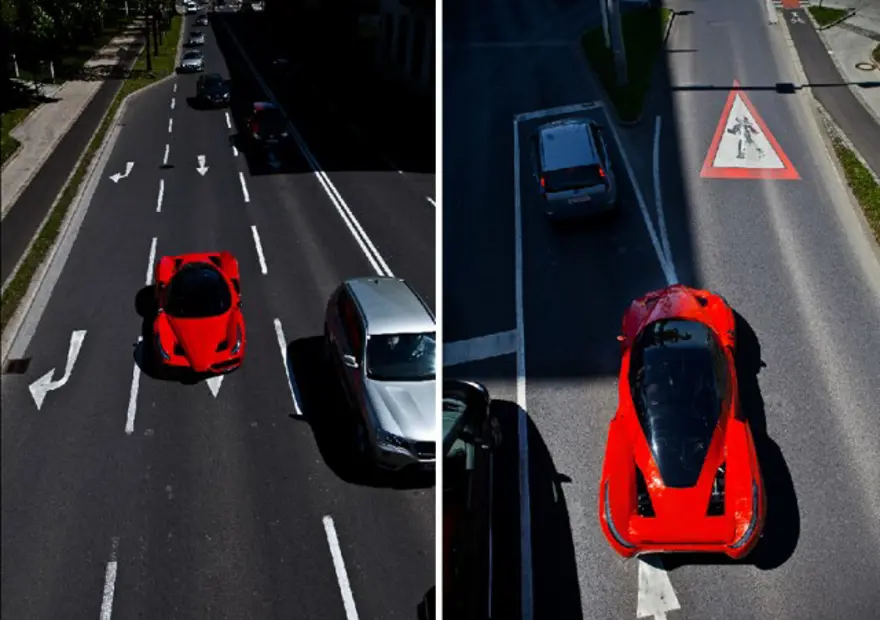 Dünyanın en yavaş Ferrari'si 10