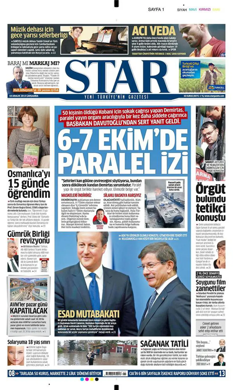 Gazete manşetleri 12