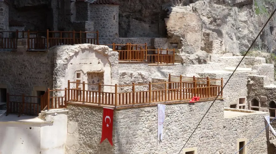 Sümela Manastırı’nda saklı mekanlar ziyarete açıldı 13