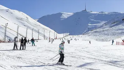 En yüksek kar kalınlığı Palandöken'de