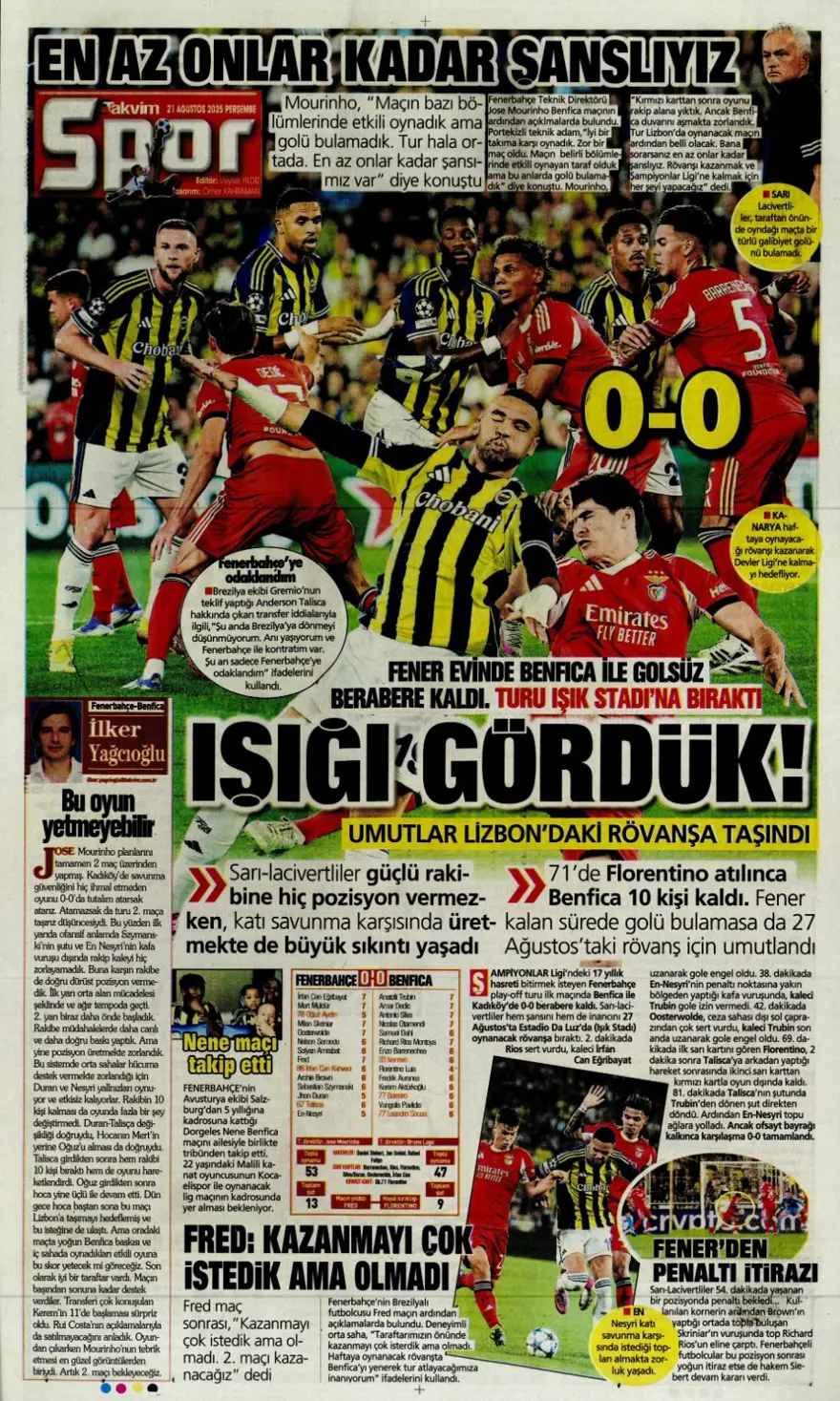 "Akanji müjdesi" (21 Ağustos spor manşetleri) 31