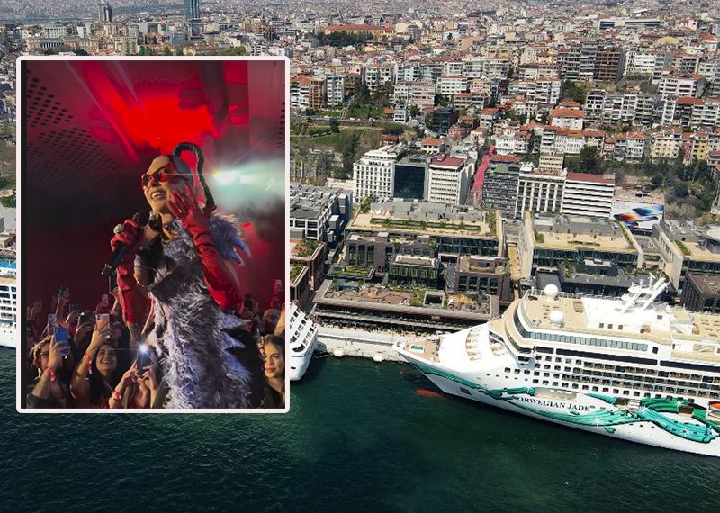 Dünyanın ilk yer altı kruvaziyer terminalinde Hande Yener konseri!