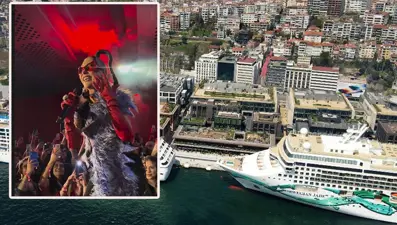 Dünyanın ilk yer altı kruvaziyer terminalinde Hande Yener konseri!