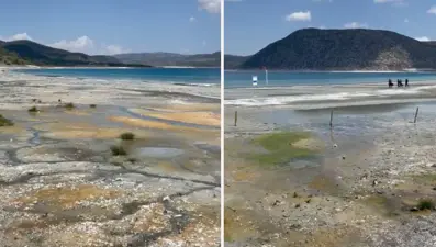 Salda Gölü'nde kirlilik iddiası