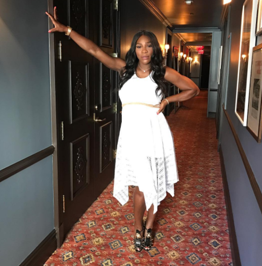 Serena Williams ilk kez bebeğiyle 9