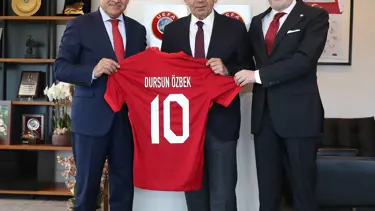 Galatasaray Başkanı Özbek'ten TFF Başkanı Büyükekşi'ye ziyaret