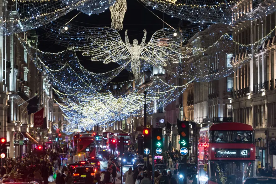 Londra sokakları Noel ve yılbaşı için süslendi 6 Londra sokakları Noel ve yılbaşı için süslendi 6
