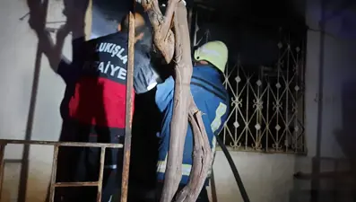 Niğde'deki ev yangınında bir kişi hayatını kaybetti