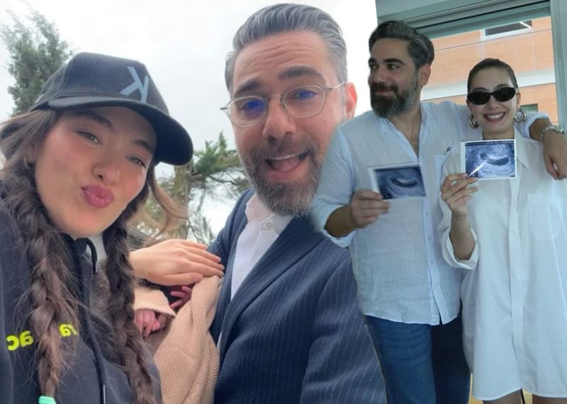 Neslihan Atagül'den oğlu Aziz ile yeni poz