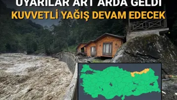 Karadeniz için uyarılar art arda geldi: Şiddetli yağışlar devam edecek