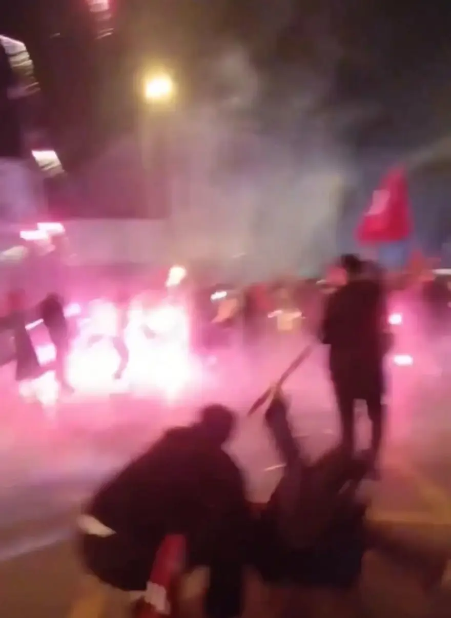 Seçim kutlamalarında havai fişek kazası 2