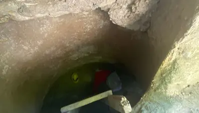 "Rüyamda gördüm" dedi, define için 12 metrelik tünel kazdı