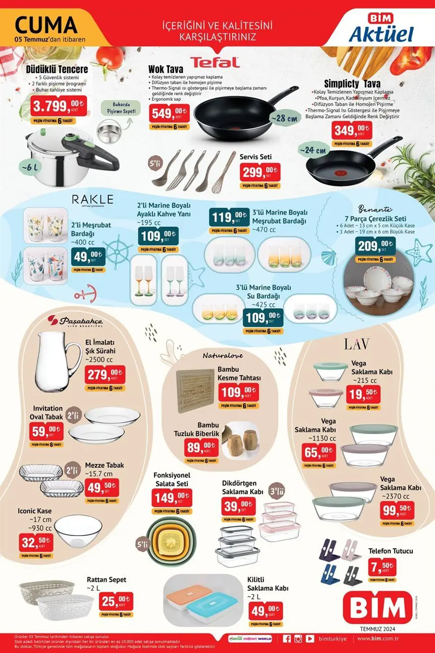 BİM aktüel indirimleri 5 Temmuz 2024: BİM markette bu haftaya özel yeni indirimli ürünler 3
