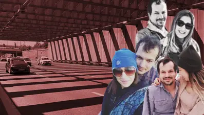 TEM'deki tünelde feci olay: Rıfat öldü, geriye bu fotoğraflar kaldı