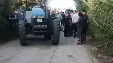 Adana'da feci kaza: Traktörün çapasına çarpıp can verdi