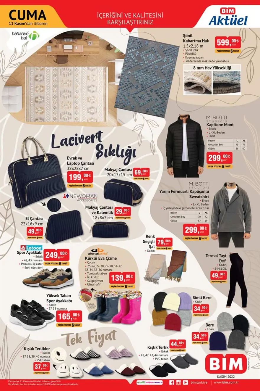 BİM market indirimli aktüel ürünlerde bu hafta (8-15 Kasım BİM güncel indirimli aktüel ürünler kataloğu) 7