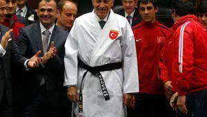 Erdoğan'a siyah kuşak