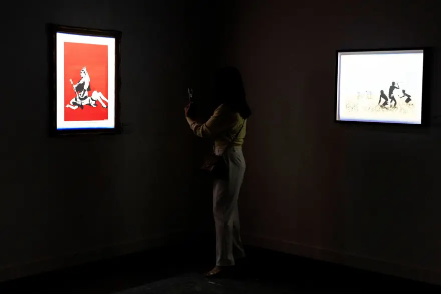 Gizemli sokak sanatçısı Banksy'nin eserleri Toronto'da büyük ilgi gördü 4